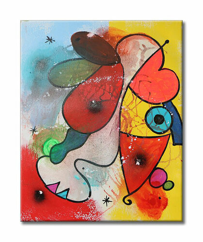 Past - Original Abstract Painting on Canvas von Dr8 Love, Malerei kaufen auf Singulart