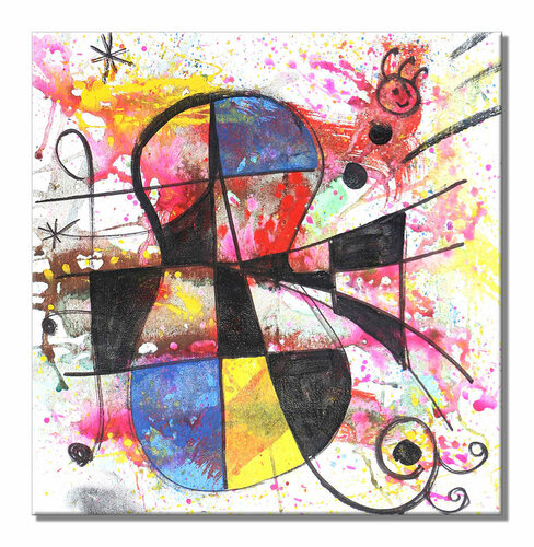 Ara - Original Abstract Painting on Canvas by Dr8 Love, Painting for Sale on Singulart