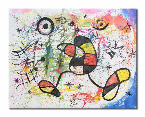 Sirius - Original Abstract Painting on Canvas Dr8 Love