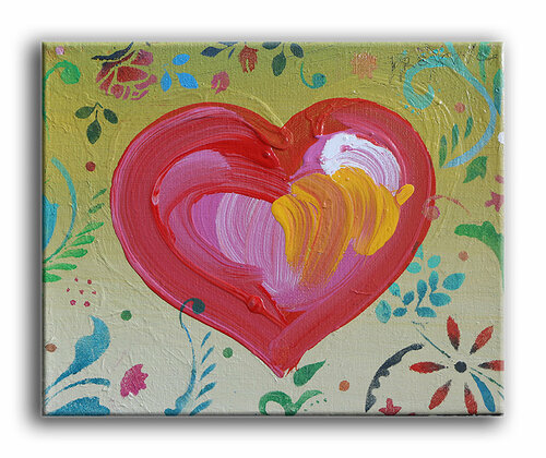 4Ever - Original Painting on Canvas Dr8 Love