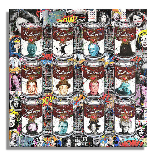 Pop Art  – Original Painting on canvas von Dr8 Love, Malerei kaufen auf Singulart