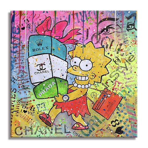 Little Big Gift  2 – Original Painting on canvas by Dr8 Love, 회화 for Sale on Singulart