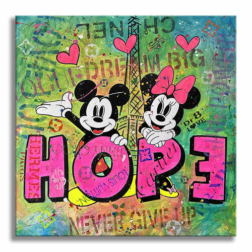 Hope dreams – Original Painting on canvas von Dr8 Love, Malerei kaufen auf Singulart