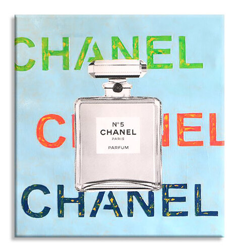 Chanel hyacinth – Original Painting on canvas di Dr8 Love, Pittura in vendita su Singulart