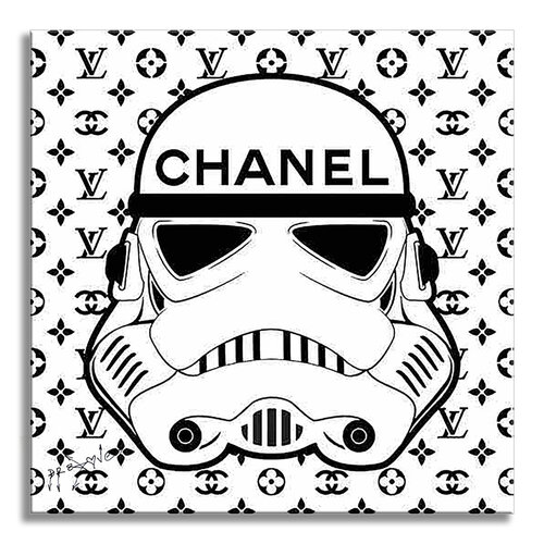 Star Wars Chanel - Original Painting on Canvas Dr8 Love