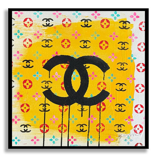 Day One Chanel - Original Painting on Canvas by Dr8 Love, 회화 for Sale on Singulart