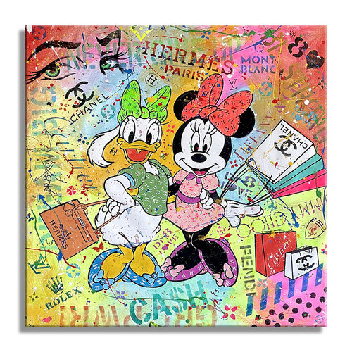 Shopping therapy - Limited Edition  Giclee Canvas von Dr8 Love, Druck kaufen auf Singulart