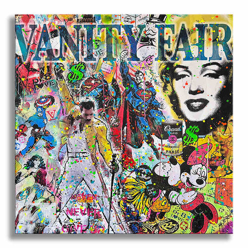 Vanity Rhapsody - Limited Edition  Giclee Canvas von Dr8 Love, Druck kaufen auf Singulart