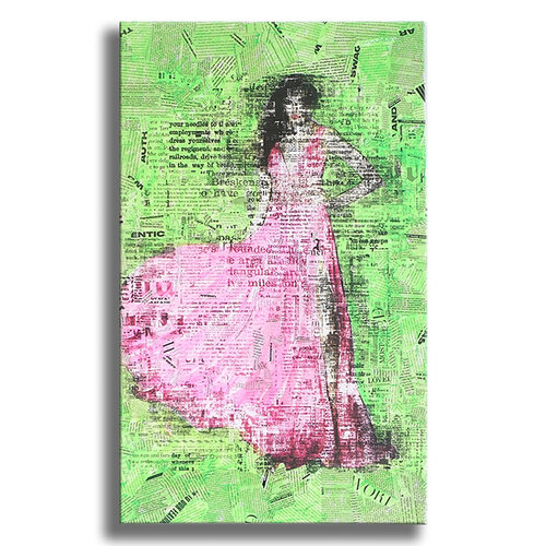 Prada Dress- Limited Edition Giclee Paper di Dr8 Love, Stampa in vendita su Singulart