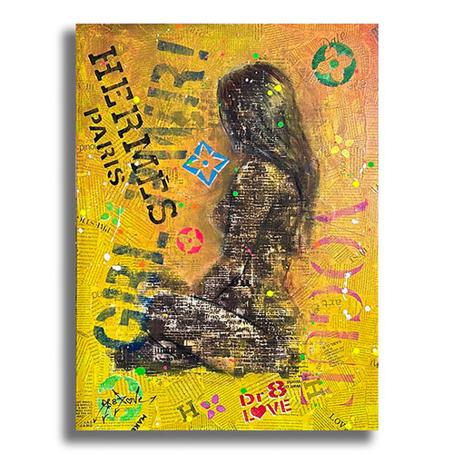 Hermes Girl - Limited Edition Giclee Paper von Dr8 Love, Druck kaufen auf Singulart