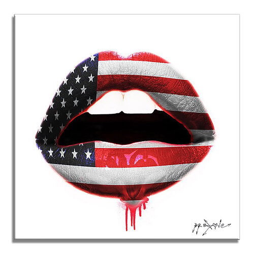 Kiss USA  - Limited Edition Giclee Paper by Dr8 Love, Print for Sale on Singulart