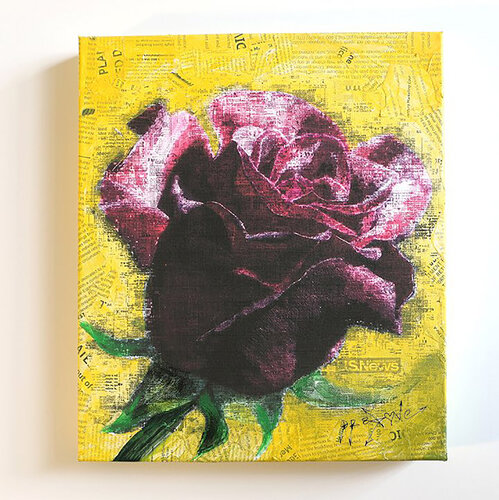 Passion  – Original Painting on canvas van Dr8 Love, Schilderij te koop op Singulart