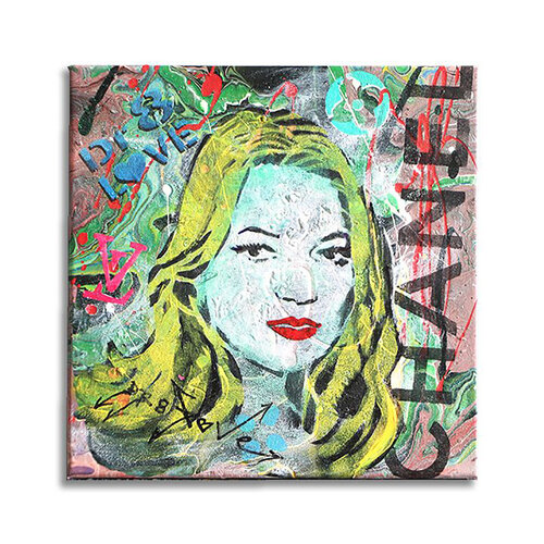 Kate Chanel LV - Limited Edition Giclee Print on Canvas by Dr8 Love, Print for Sale on Singulart