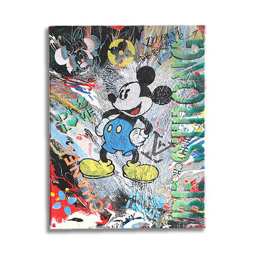 Mickey Always Strong - Limited Edition Giclee Canvas by Dr8 Love, 인쇄 for Sale on Singulart