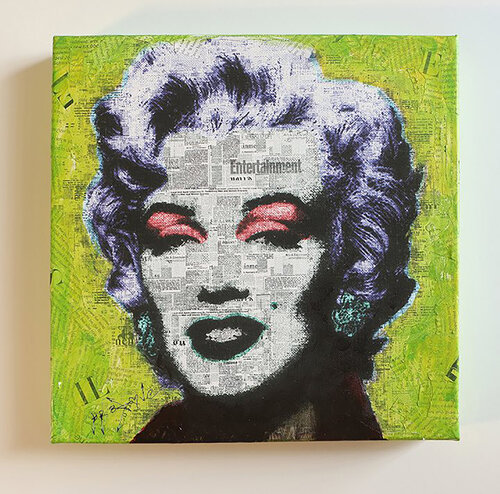 Marilyn First - Limited Edition  Giclee Canvas Dr8 Love