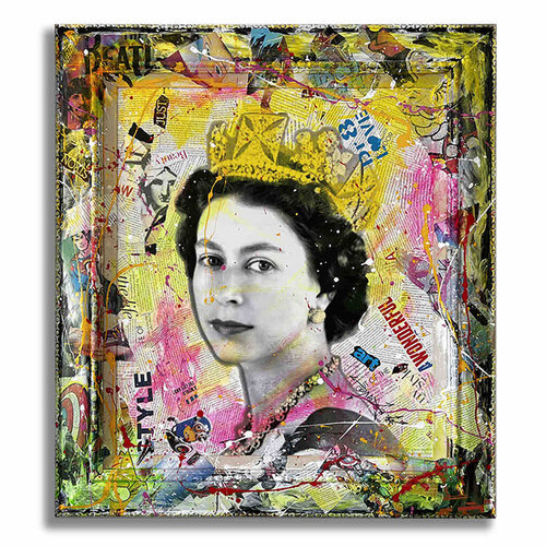 Her Majestic - Limited Edition Giclee Canvas by Dr8 Love, 인쇄 for Sale on Singulart