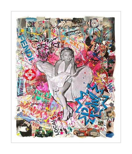 Marilyn Fendi - Limited Edition Giclee Canvas by Dr8 Love, 인쇄 for Sale on Singulart
