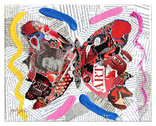 Glamorous - Paper - Limited Edition Giclee Print van Dr8 Love, Afdruk te koop op Singulart
