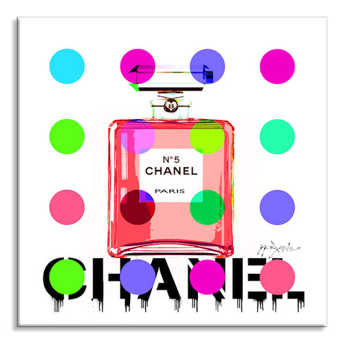Chanel N5 Color 4 - Limited Edition Giclee Print on Canvas de Dr8 Love, Impresión a la venta en Singulart