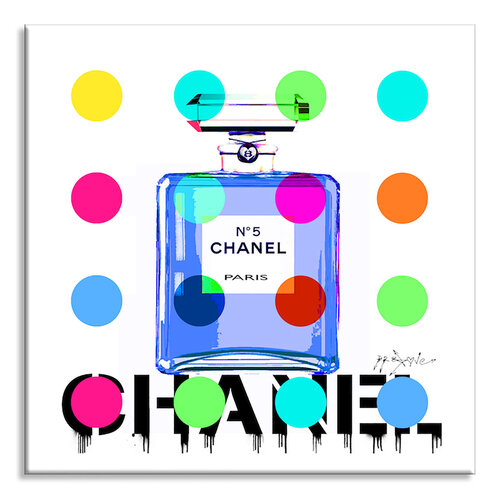 Chanel N5 Color 7 - Limited Edition Giclee Print on Canvas di Dr8 Love, Stampa in vendita su Singulart