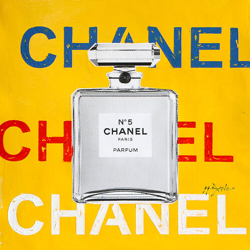 Chanel Patchouli - Limited Edition Giclee Print on Canvas di Dr8 Love, Stampa in vendita su Singulart
