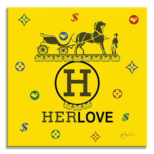 Hermes Love2 - Limited Edition Giclee Print on Canvas by Dr8 Love, Print for Sale on Singulart