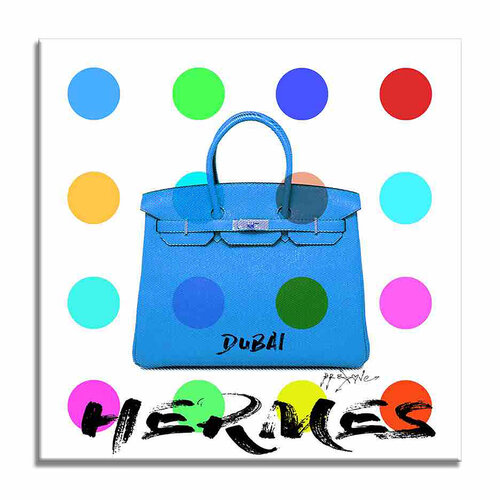 Hermes Dubai - Limited Edition Giclee Print on Canvas de Dr8 Love, Impresión a la venta en Singulart