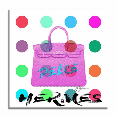 Hermes Peace - Limited Edition Giclee Print on Canvas de Dr8 Love, Impresión a la venta en Singulart
