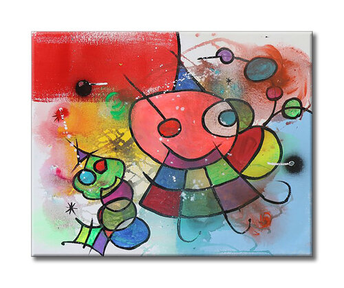 Nick 2 - Original Abstract Painting on Canvas di Dr8 Love, Pittura in vendita su Singulart