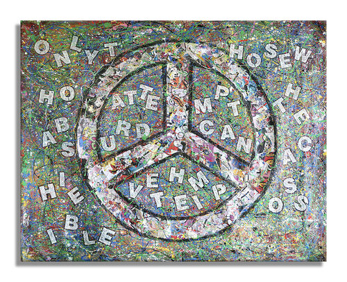 Only Those Who Attemp – Original Abstract Painting on canvas von Dr8 Love, Malerei kaufen auf Singulart