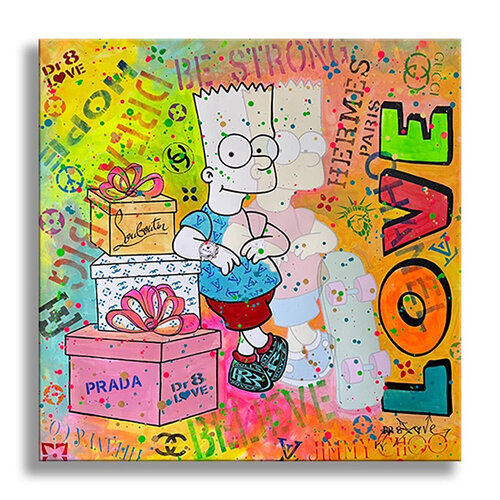 Bart Love - Limited Edition Giclee Paper von Dr8 Love, Druck kaufen auf Singulart