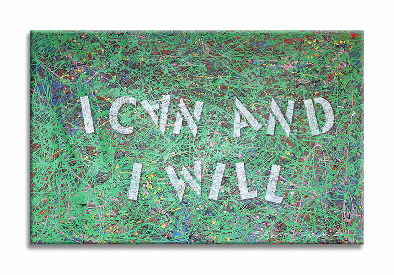 I Can and i Will - Original Painting on Canvas Dr8 Love Originalgemälde zu verkaufen
