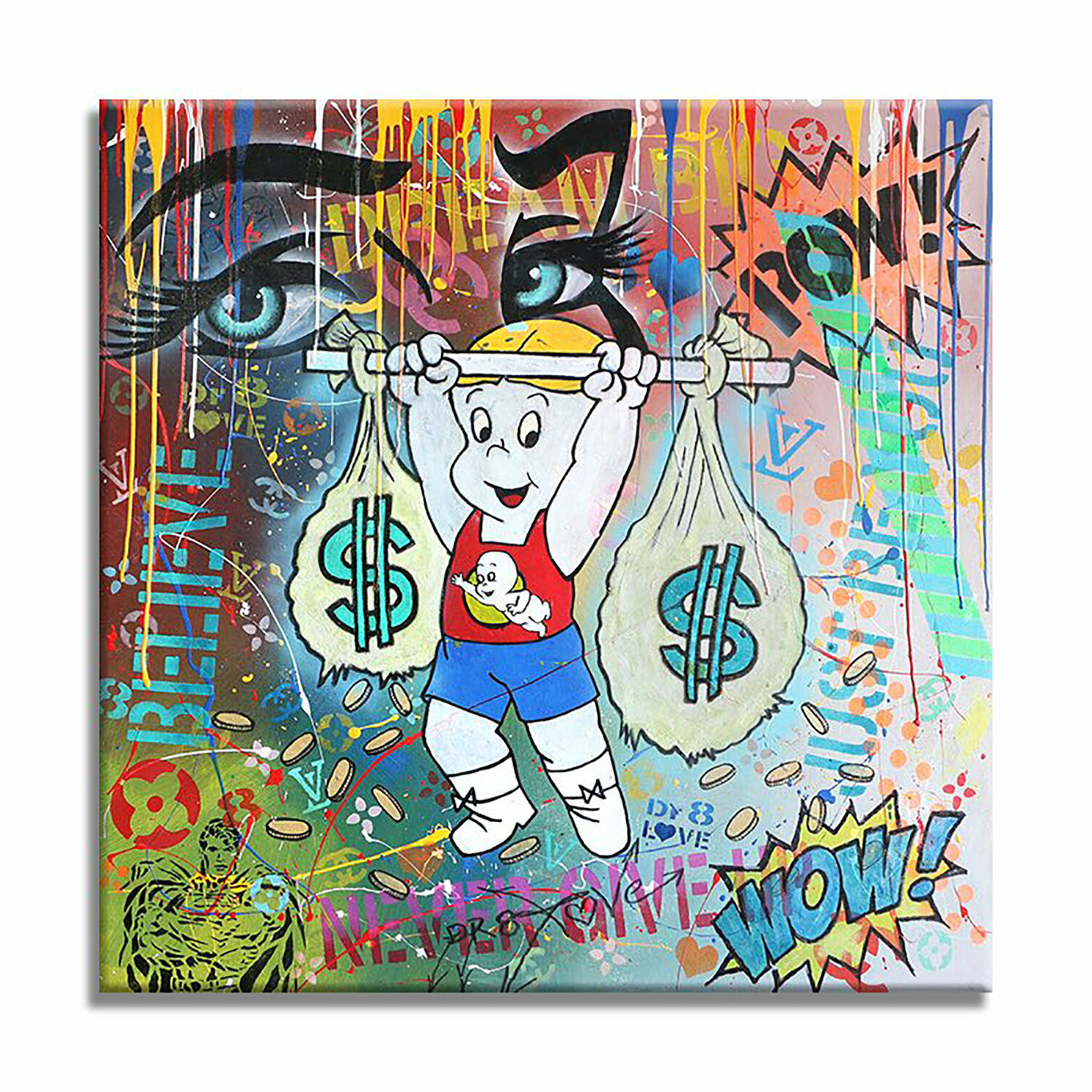 Believe - Original Painting on Canvas Dr8 Love