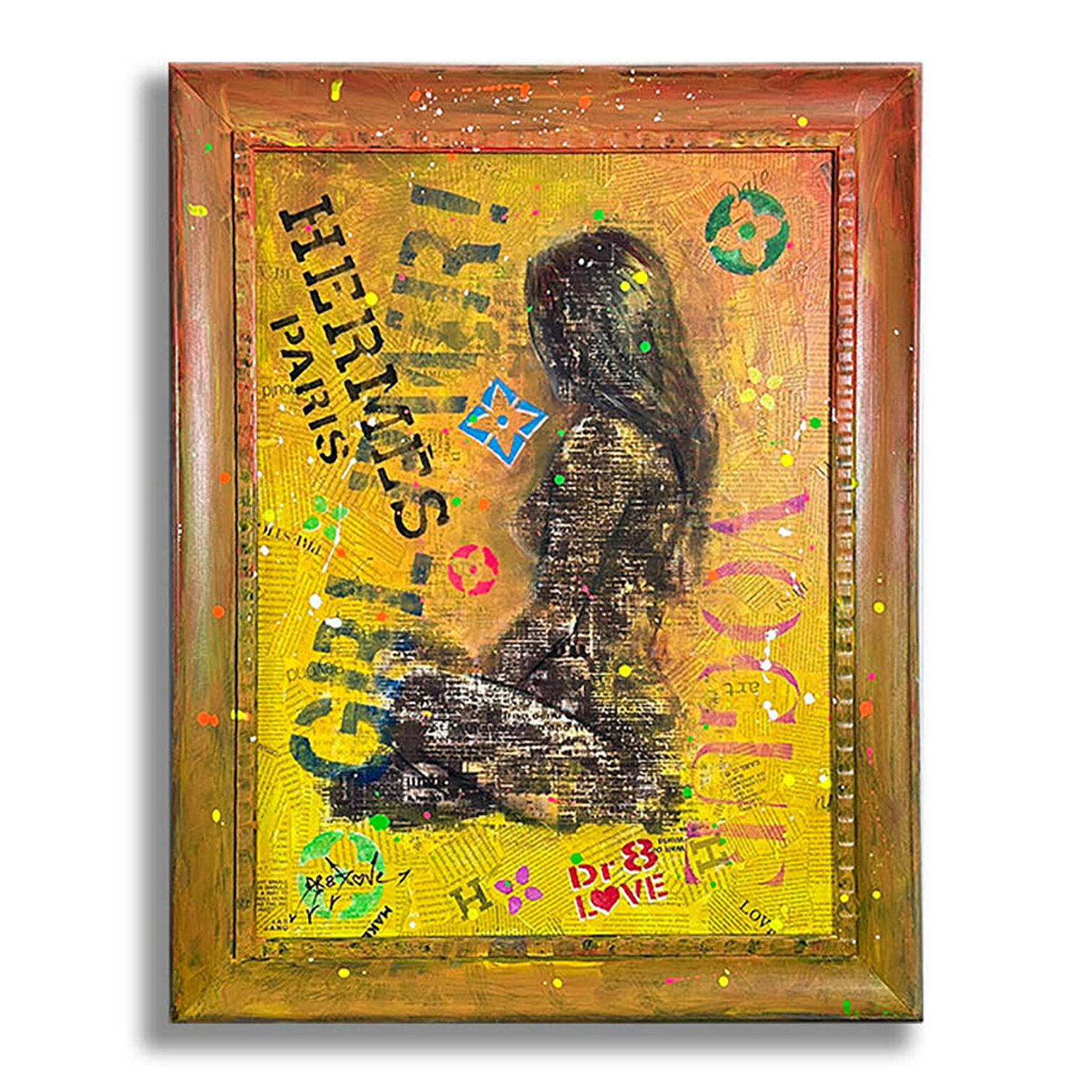 Hermes Girl – Original Painting on canvas Dr8 Love Originalgemälde zu verkaufen