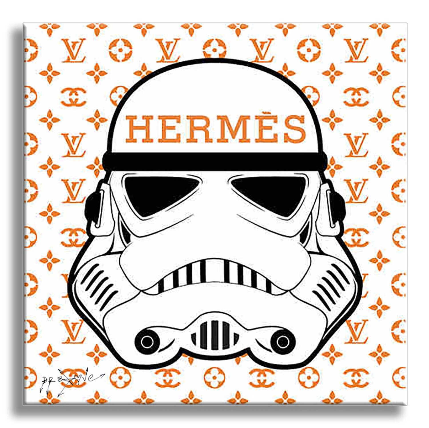 Star Wars Hermes - Original Painting on Canvas Dr8 Love