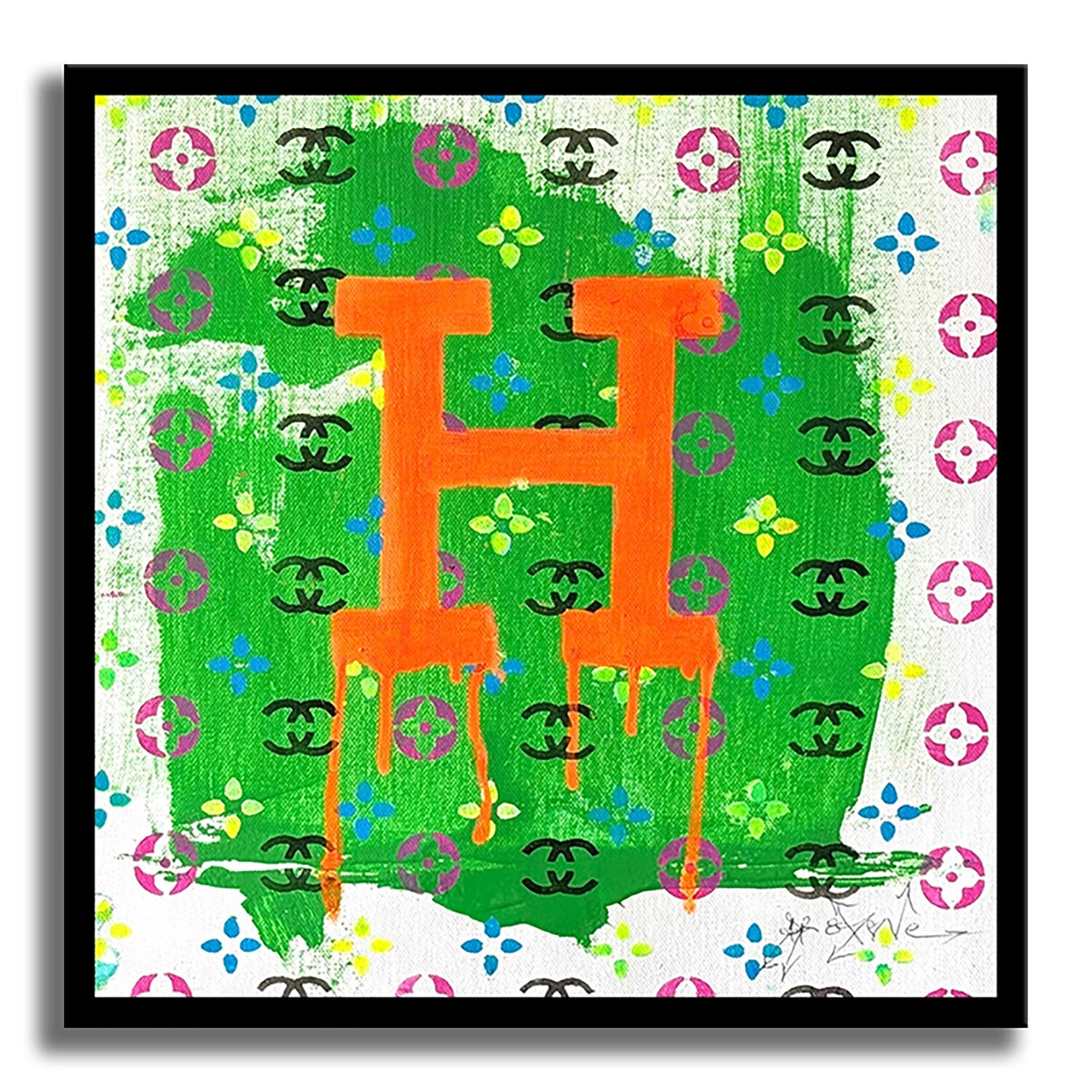 After Hermes - Original Painting on Canvas Dr8 Love