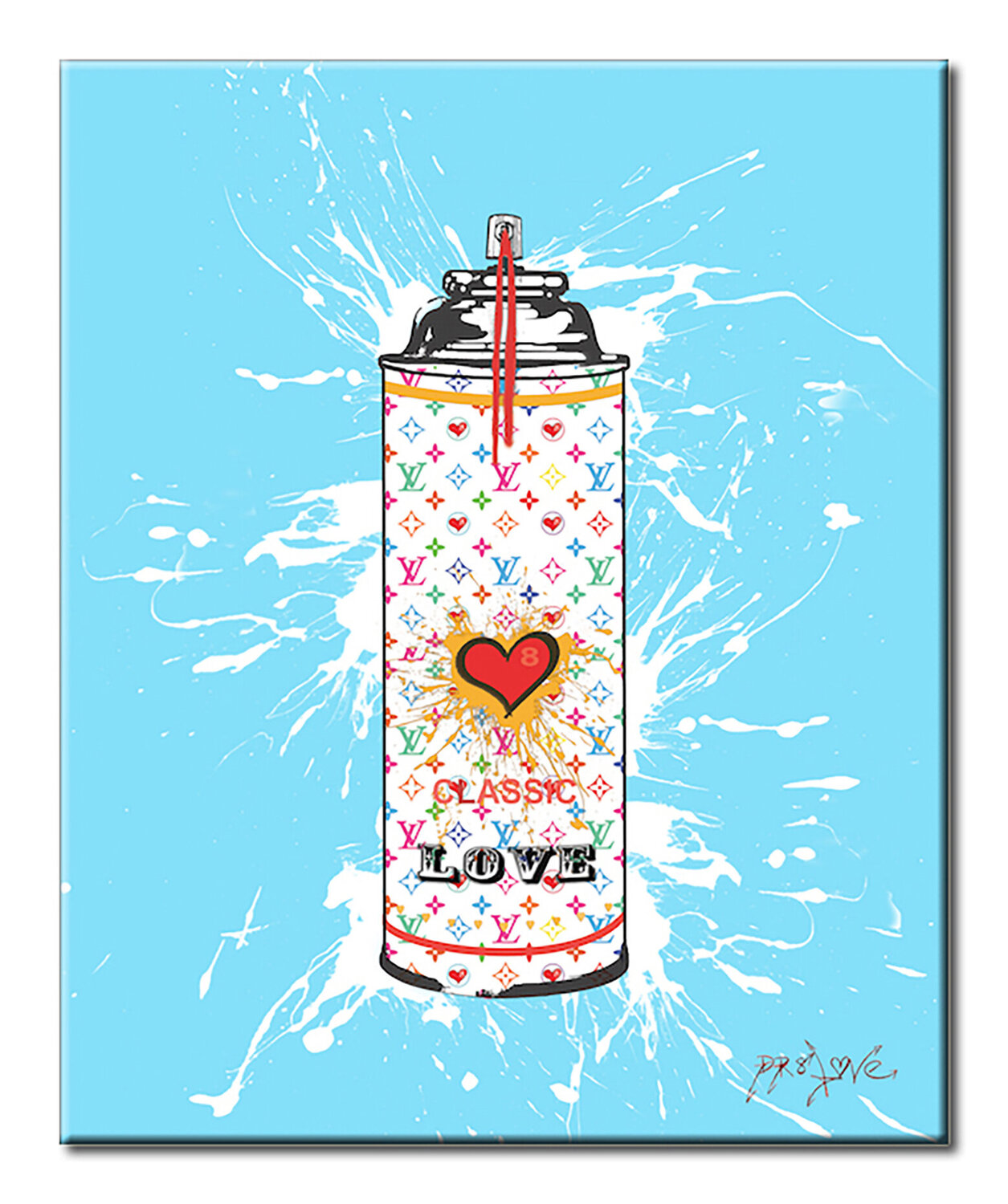 Spray Can - Each Morning - Original Painting on Canvas Dr8 Love Originalgemälde zu verkaufen
