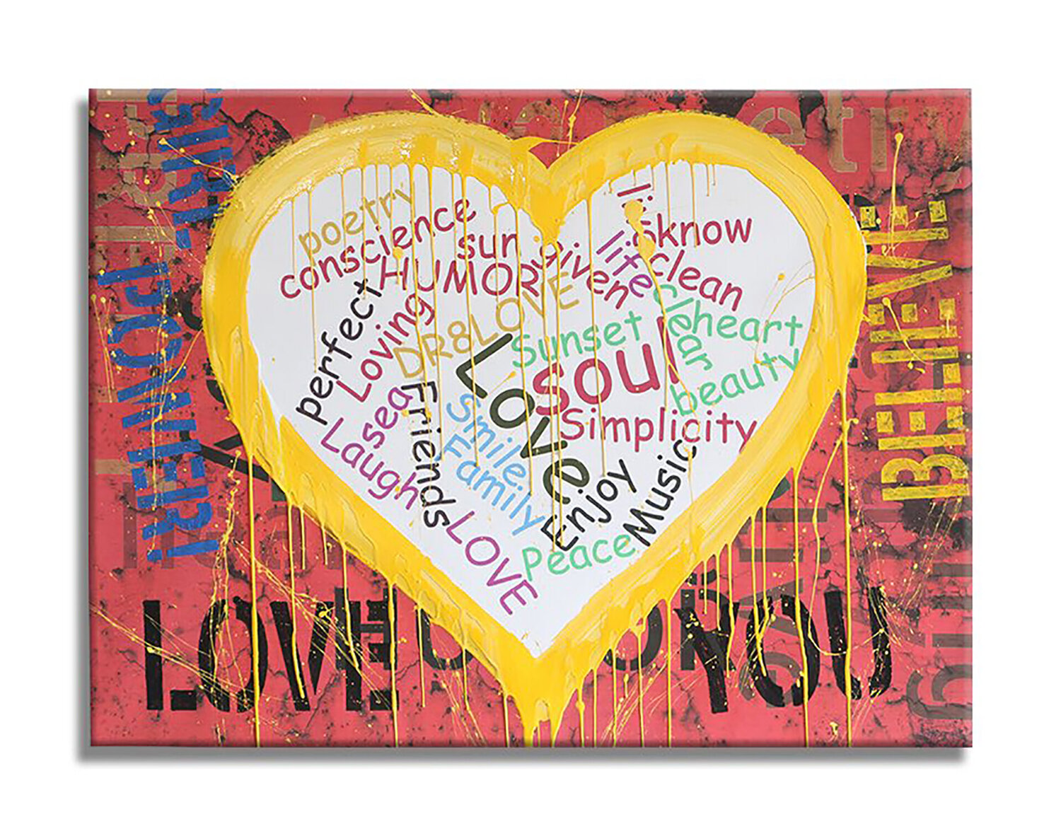 Heart Girl Power - Limited Edition Giclee Paper Dr8 Love Druck zu verkaufen