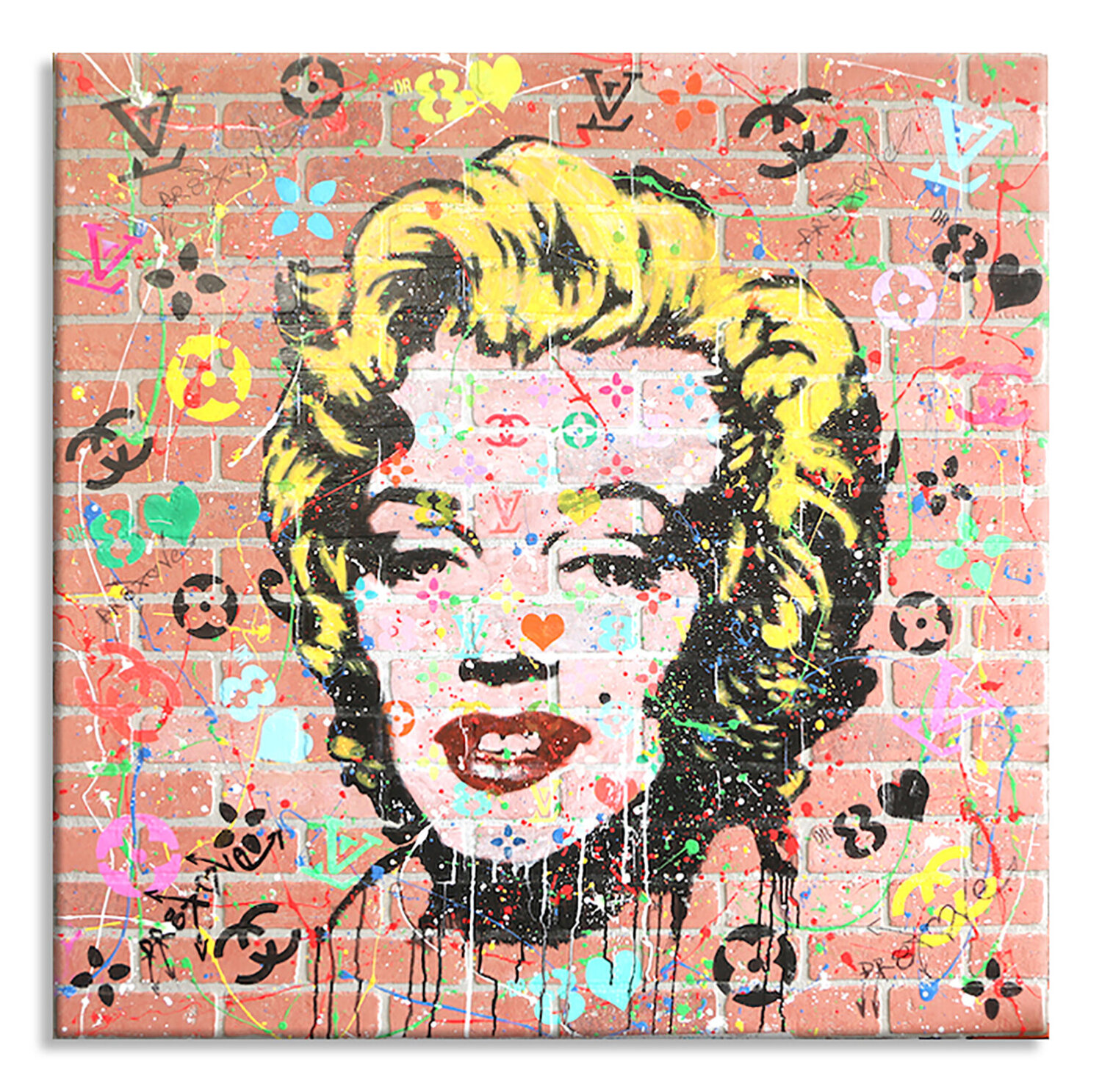 Marilyn 8 Love - Limited Edition Giclee Print on Canvas Dr8 Love Druck zu verkaufen