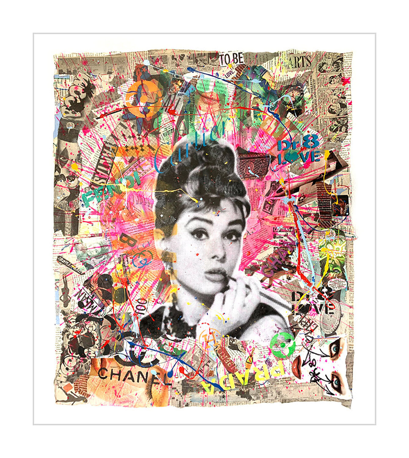 Audrey Fantasy - Limited Edition Giclee Paper Dr8 Love Druck zu verkaufen