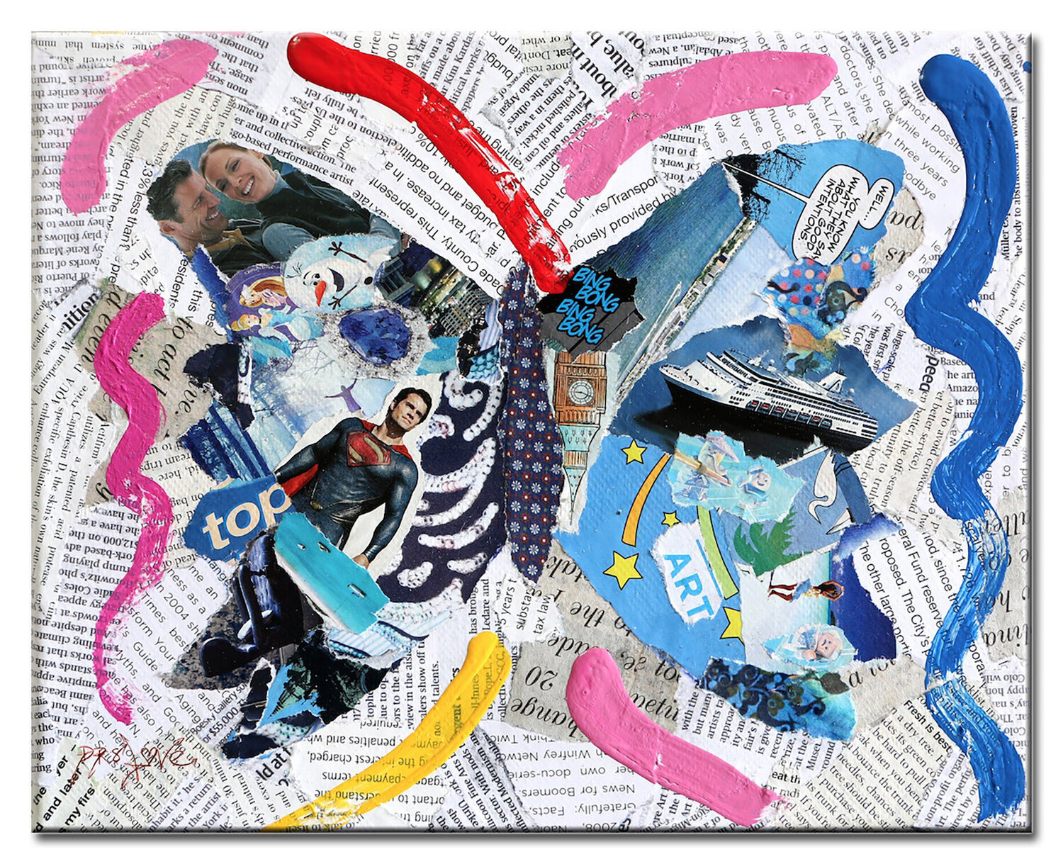 Top - Canvas - Limited Edition Giclee Print Dr8 Love