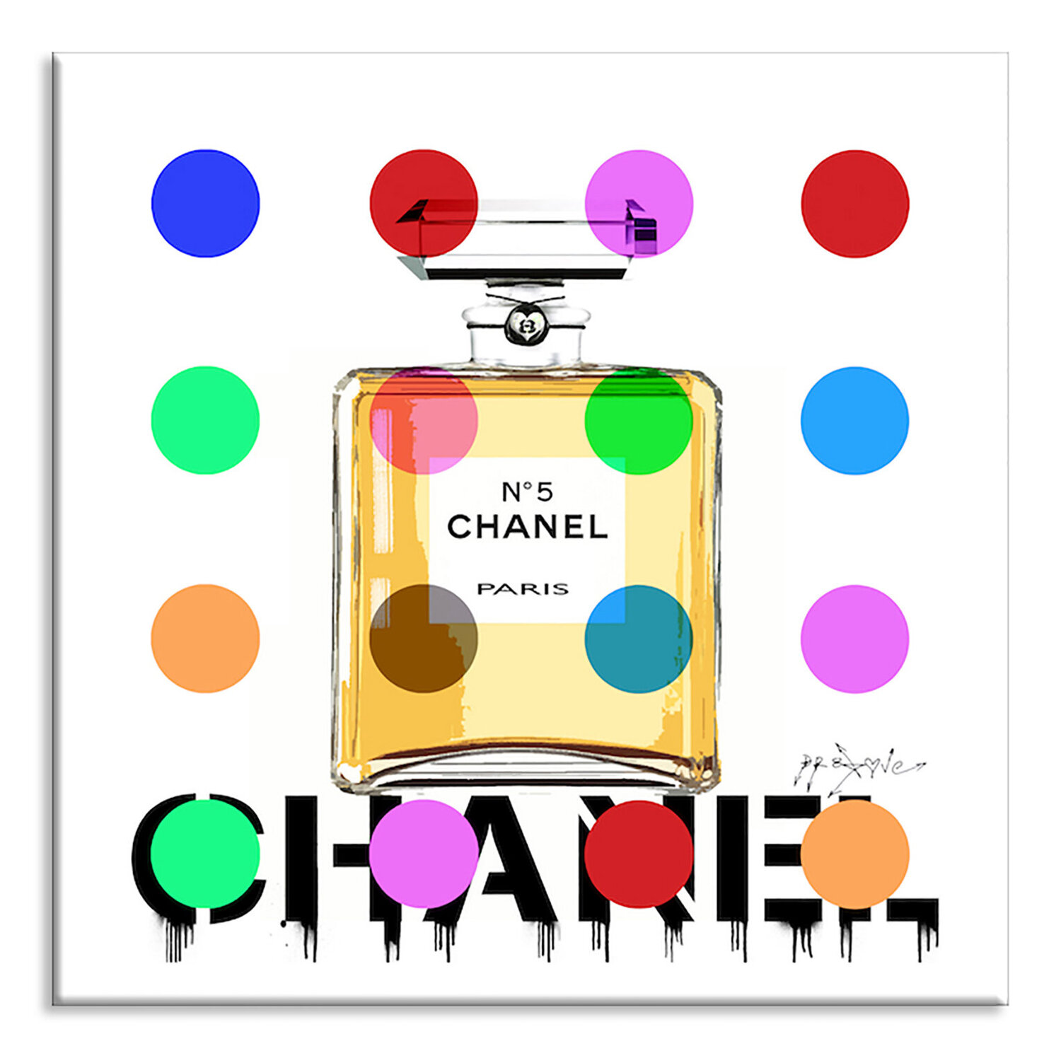 Chanel N5 Color 1 - Limited Edition Giclee Paper Dr8 Love