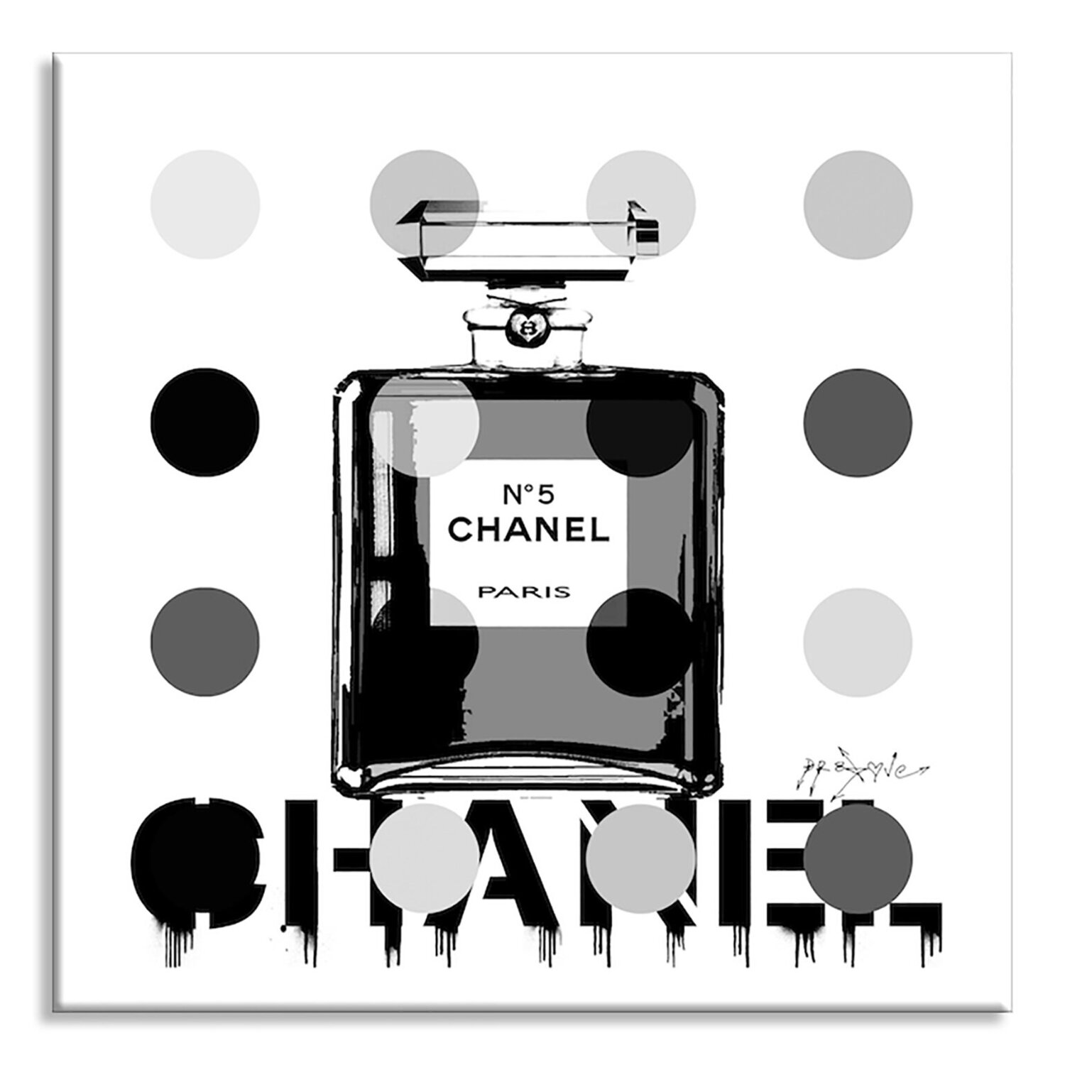 Chanel N5 Color 8 - Limited Edition Giclee Paper Dr8 Love Stampa in vendita