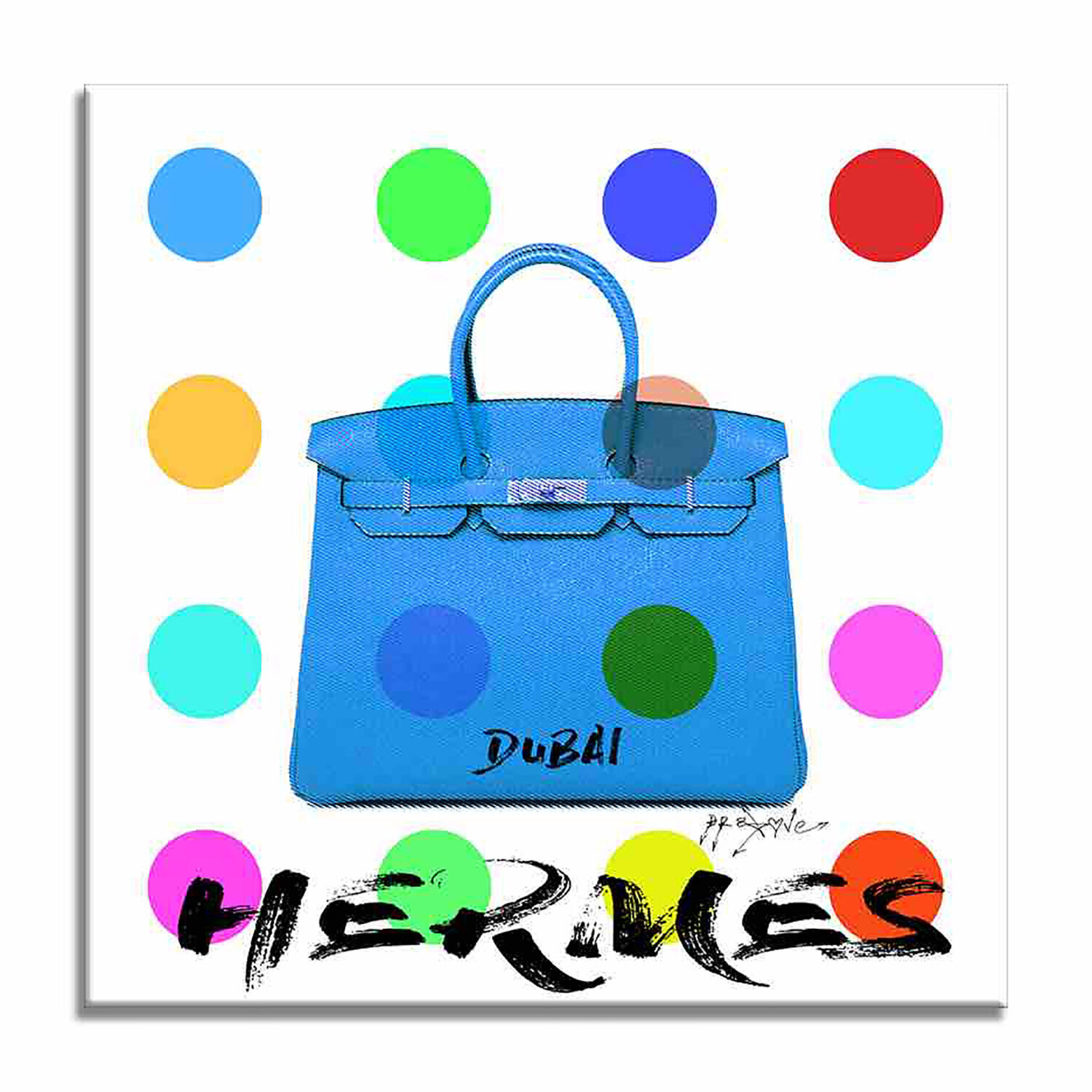 Hermes Dubai - Limited Edition Giclee Print on Paper Dr8 Love Druck zu verkaufen