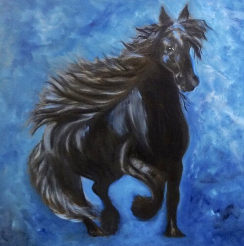 Black Fury van Jenny Lee, Schilderij te koop op Singulart