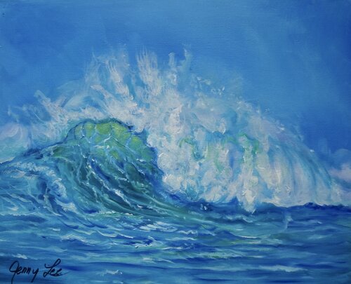 North Shore Wave 1 von Jenny Lee, Malerei kaufen auf Singulart