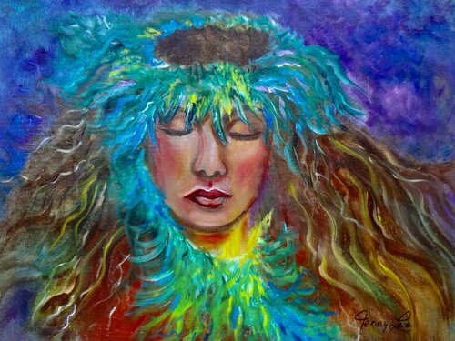 Hawaiian Hula 11 van Jenny Lee, Schilderij te koop op Singulart