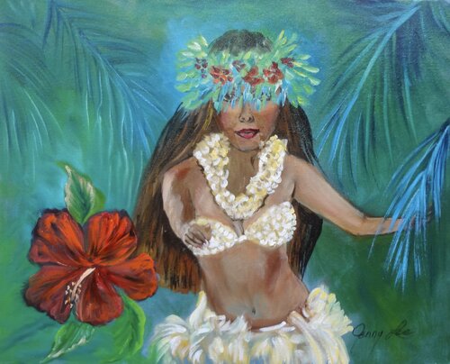 Lovely Hula Hips 11 von Jenny Lee, Malerei kaufen auf Singulart