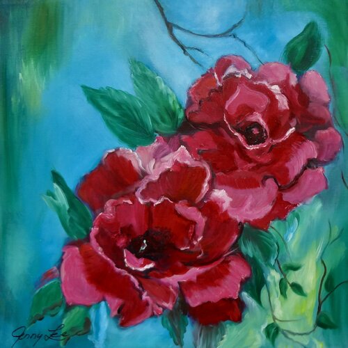 Red Lovelies von Jenny Lee, Malerei kaufen auf Singulart