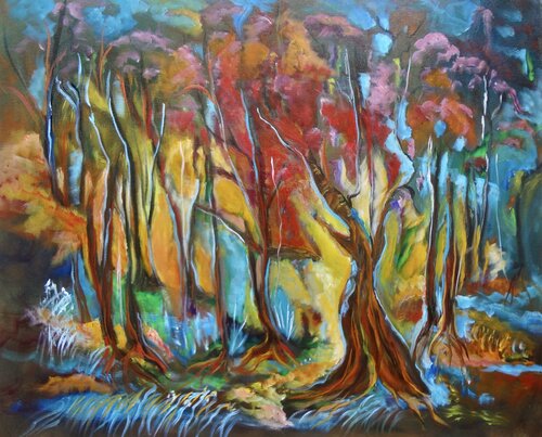 Trees 1 von Jenny Lee, Malerei kaufen auf Singulart